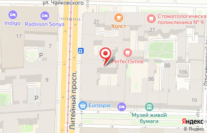 Салон красоты Персона Estel на Литейном проспекте на карте