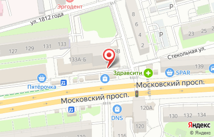 Салон сотовой связи МТС на Московском проспекте на карте