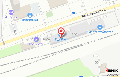 Ветеринарная клиника Свой Доктор на Фрязевской улице на карте