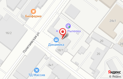 Автосервис Динамика в Советском районе на карте