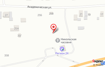 Часовня святителя Николая Чудотворца в Красноярске на карте