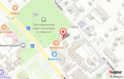 Ресторан Гурман на Красной улице на карте