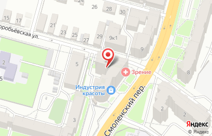 Сервисный центр Термотехника в Смоленском переулке на карте