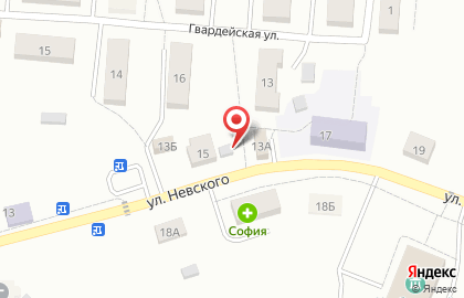 Магазин продуктов в Калининграде на карте