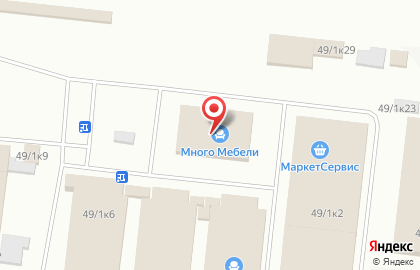 Студия мебели Люкс на площади Сибиряков-Гвардейцев на карте