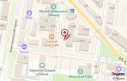 Ателье Центральное на улице Советов на карте