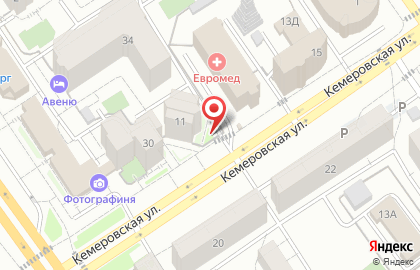 Джет Мани на Кемеровской улице на карте