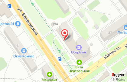 Служба курьерской доставки СберЛогистика в Автозаводском районе на карте
