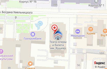 Маска на карте