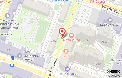 Магазин профессиональных материалов для маникюра Tertio Premium на карте