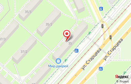 Облик на улице Старцева на карте