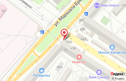 Евросеть в Краснооктябрьском районе на карте