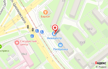 Магазин АкваЦентр в Липецке на карте