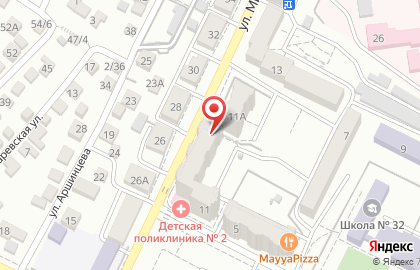 Лаборатория Евромед на Первомайской улице на карте