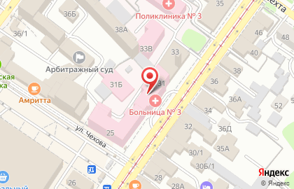 Иркутская Городская Клиническая Больница № 3 на улице Тимирязева на карте