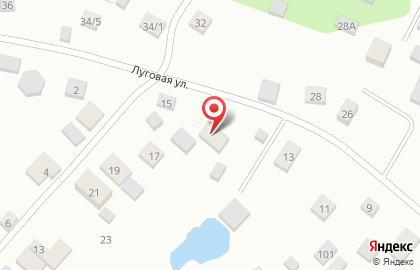 Продуктовый магазин На Луговой на карте