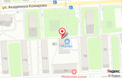 Торговый центр Комар на карте