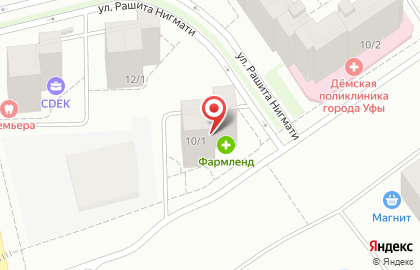 Студия наращивания ресниц на Дагестанской улице на карте