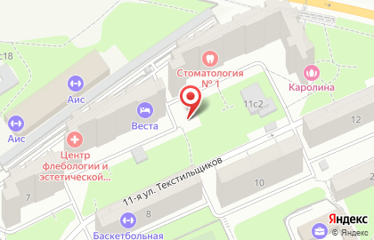 Лира на 11-й улице Текстильщиков на карте
