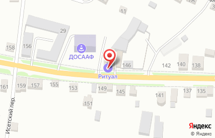 Похоронная служба Ритуал в Каменск-Уральском на карте
