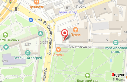 Ресторан японской и азиатской кухни Mybox на Ахматовской улице на карте