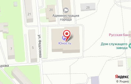 Спортивный комплекс в Перми на карте