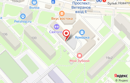 Общественная приемная депутата Законодательного Собрания Четырбока Д.А. на проспекте Ветеранов на карте