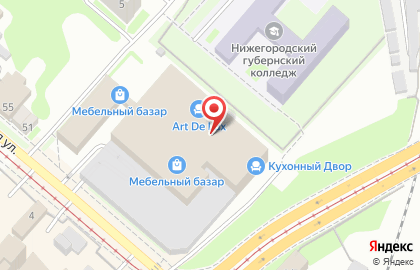 Мебельный салон Ангелина на Гордеевской улице на карте