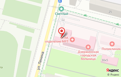 Дзержинская Городская Больница му на карте