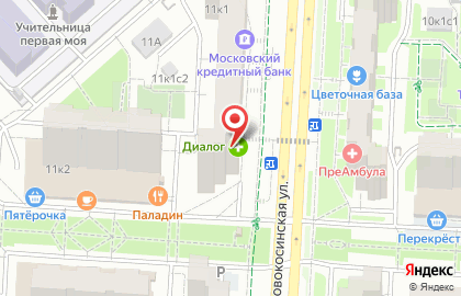 Аптека Диалог в Москве на карте