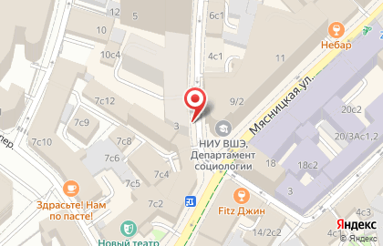Кофейня abc Coffee Roasters в Милютинском переулке на карте