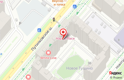 Аптека Планета Здоровья на Новотушинской улице в Путилково на карте