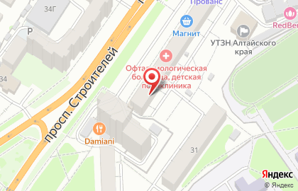 Центр дополнительного образования детей Память в Железнодорожном районе на карте