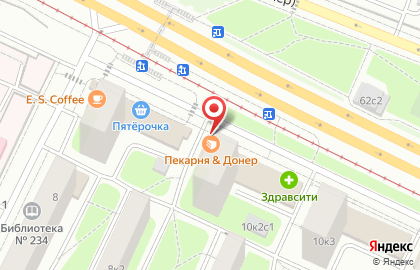 Пекарня в Москве на карте