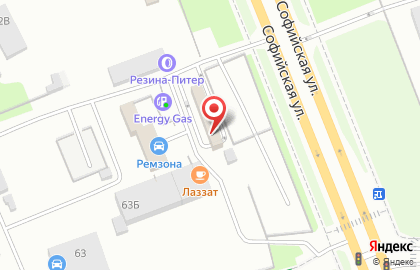 Таксопарк №1 представитель Яндекс.Такси в Фрунзенском районе на карте