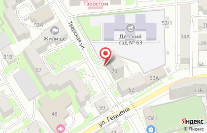 Лор Клиника на Тверской улице на карте