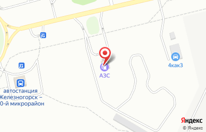 АЗС в Курске на карте