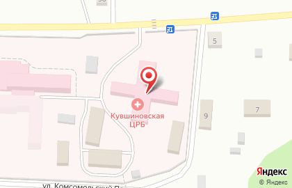 Кувшиновская центральная районная больница на улице Семашко на карте