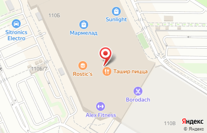 Международная сеть ресторанов быстрого питания Ташир в Дзержинском районе на карте