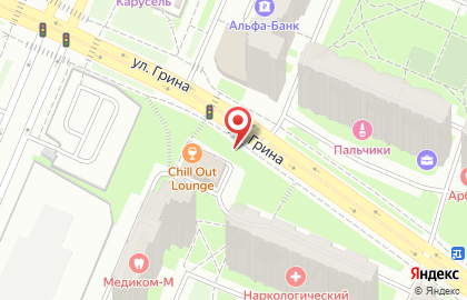 ООО Банкомат, КБ Юниаструм Банк на улице Грина на карте