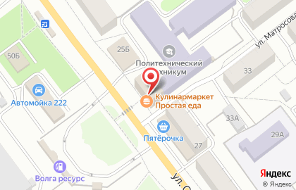 Торговый центр Орбита на улице Строителей на карте