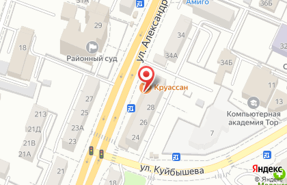 Пекарня Konigsbacker на улице Александра Невского на карте