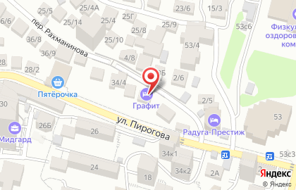 Отель Графит на карте