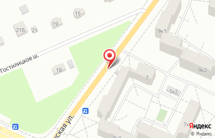 Киоск по продаже печатной продукции Полюс в Петродворцовом районе на карте