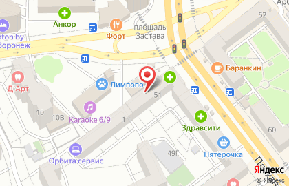 Магазин Виноградная лоза на карте