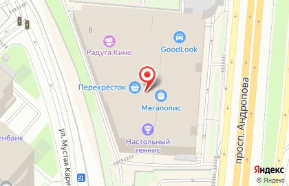 Туристический оператор Библио-Глобус на проспекте Андропова на карте