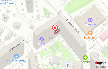 Супермаркет Ярче! в Москве на карте