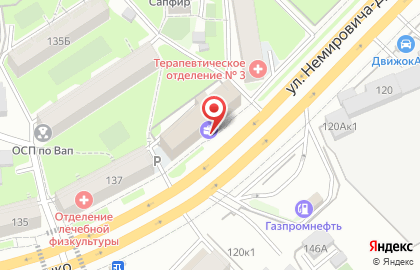 Столовая на Немировича на карте