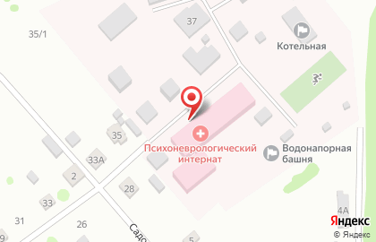Успенский психоневрологический интернат на Пристанской улице на карте