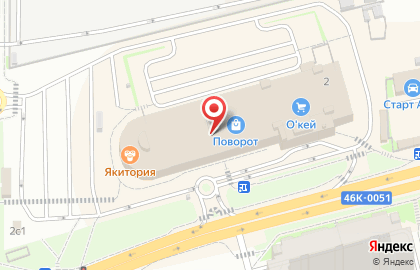 Торгово-развлекательный центр Поворот в Краснополянском проезде на карте